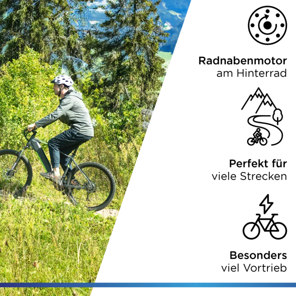 Zündapp Z808 E-Mountainbike für Damen und Herren ab 170 cm E Bike 27,5 Zoll EMTB Hardtail Pedelec Fahrrad Elektrofahrrad