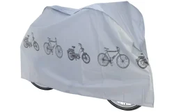 Zweirad-Faltgarage, bis 29" E-Bikes, mit Klettverschluss in der Mitte, Größe: 100 x 200 cm, Farbe: grau